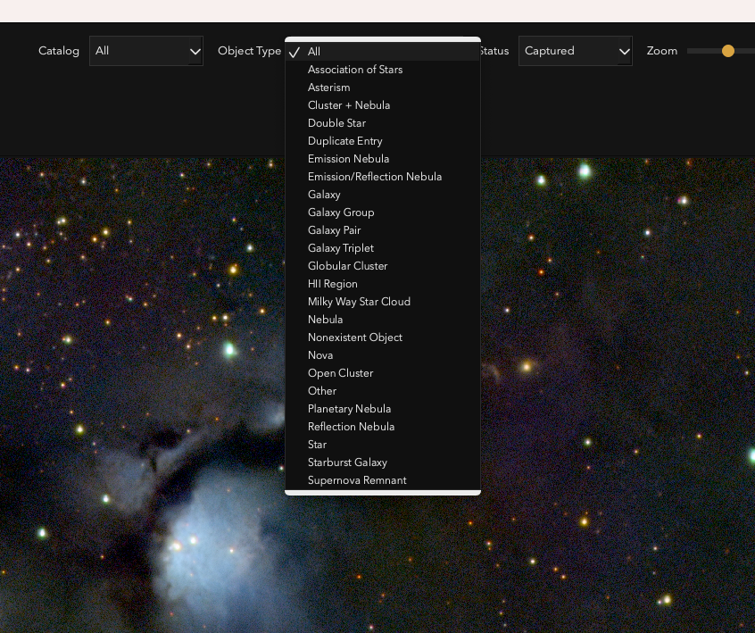 Detail panel with image and metadata